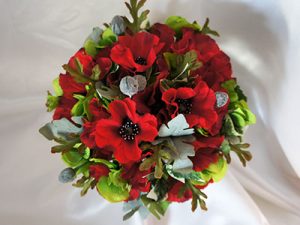 Red Poppy Posy The Perfect Piece Bridal Flowers