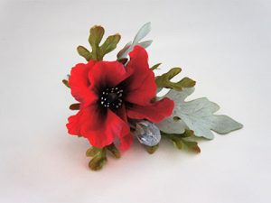 Red Poppy Corsage The Perfect Piece