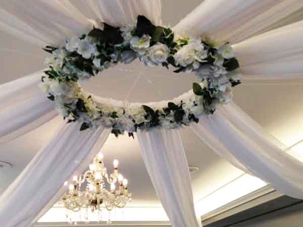 wedding ceiling drapes